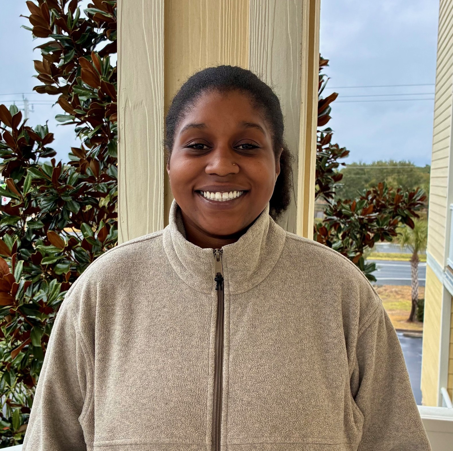 Staff member Keisha Clay